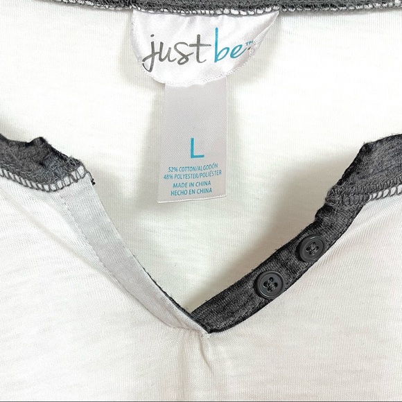 NWOT just be.. NYC Athletic Division Football Style V-notch 3/4 Sleeve T-shirt - Picture 14 of 16